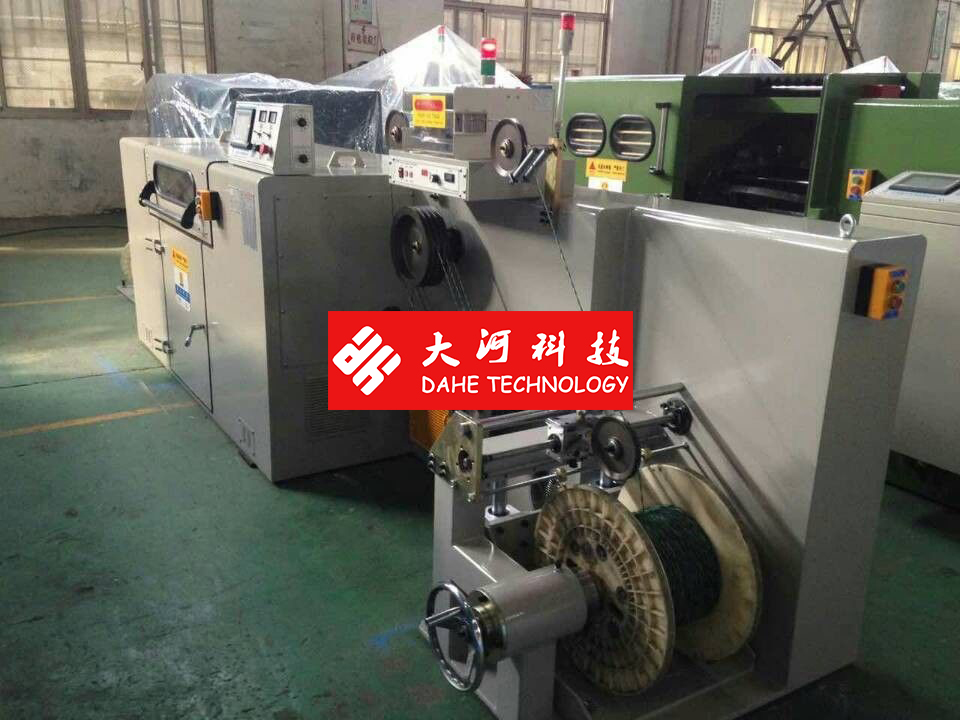 Dahe Wire Twisting Machine , LAN CABLE double twisting machine